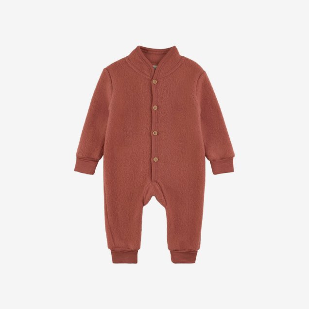 Wool Fleece Suit Moss Green - Image 2