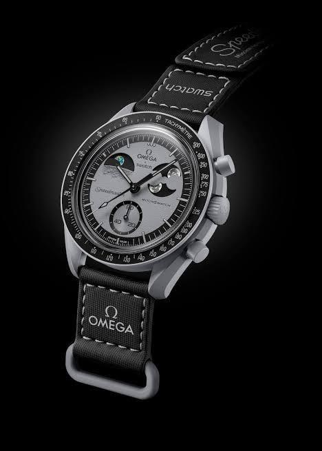 Swatch x Omega Bioceramic Mission To Earthphase Grey Black - Image 4