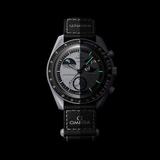 Swatch x Omega Bioceramic Mission To Earthphase Grey Black - Image 3